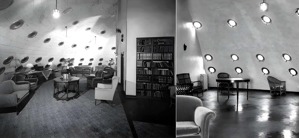 Chambre hyperbare de Cunningham à l'intérieur