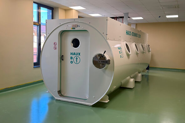 Premiere nationale : la chambre hyperbare de l'Hopital de Recuperation Cluj-Napoca