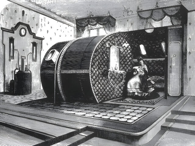 Old hyperbaric chamber